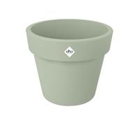 Elho Green Basics Top Planter 30 - Vaso per Esterno - Ø 29.5 x H 25.2 cm - Verde/Verde Pietra