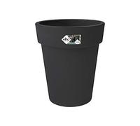 green basics top planter high 35cm living black elho