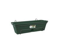 elho Green Basics Allin1 50 - Fioriera per Balcone ed Esterni, Ø 49,0 x 16,5 cm, Verde/Verde Foglia