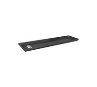 Elho Green Basics Trough Saucer 50 - Sottovaso per Balcone Esterno - Ø 47.3 x H 2.5 cm - Nero/Living Black