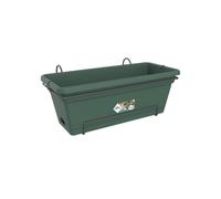 Elho Green Basics Trough Xl Allin1 55 - Fioriera per Balcone esterno - Ø 54.5 x H 22.5 cm - Verde/Leaf Green
