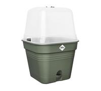 ELHO Green Basics Vaso da coltivazione quadrato - Ø 35 - Plastica - 14 l - Verde