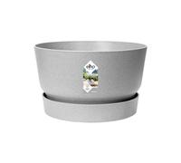 Elho Greenville Bowl 33 - Vaso per Esterno - Ø 32.5 x H 19.4 cm - Grigio/Living Concrete