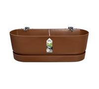 Elho Greenville Easy Balcony 52cm Fioriera da Balcone - Ginger Brown