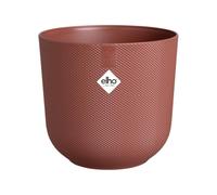 elho - Vaso Jazz per fiori da 35 cm, grande vaso per interni, 100% plastica riciclata, struttura unica, colore rosso/ rosso toscano