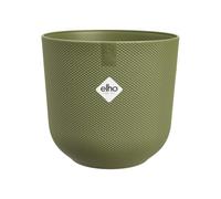 Elho jazz round 16cm vaso da fiori - May Green | Ø 16.5 x Alt. 15.3 cm | Adatto per interni | Plastica riciclata al 100%