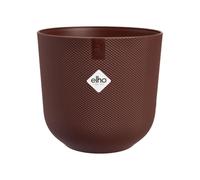 Elho jazz round 19cm vaso da fiori - Dark Burgundy | Ø 18.9 x Alt. 17.6 cm | Adatto per interni | Plastica riciclata al 100%