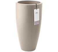 Elho June Round High 40 - Vaso per Interno e esterno - 100% Plastica Riciclata - Ø 39.0 x H 70.1 cm - Beige/Balanced Beige