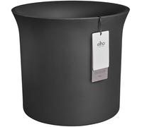 Elho June Tulip 40 - Vaso per Interno e esterno - 100% Plastica Riciclata - Ø 39 x H 39 cm - Nero/Black