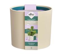 Elho Lex Pott Set 14cm Vasi per Piante - Crema Vellutata