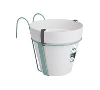 Elho Loft Urban Balcony Potholder 27 - Vaso per Balcone esterno - Ø 19.3 x H 20.0 cm - White