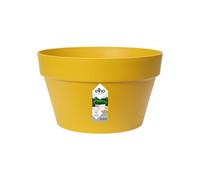 Elho Loft Urban Bowl 35 - Vasi per Piante da Esterno - Ø 34.5 x H 20.2 cm - Giallo/Ochre