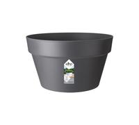 Elho Loft Urban Bowl 35 - Vasi per Piante da Esterno - Ø 34.5 x H 20.2 cm - Nero/Anthracite