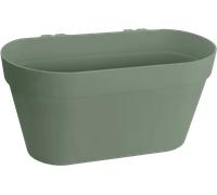 Elho Loft Urban Green Wall Pot Duo 28 - Vaso per Balcone E Esterno - Ø 28.0 x H 13.2 cm - Verde/Pistache Green