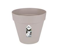 Elho Loft Urban Round 20 - Vasi per Piante da Esterno - Ø 19.3 x H 17.5 cm - Grigio/Warm Grey