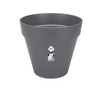 Elho Loft Urban Round 40 - Vasi per Piante da Esterno - Ø 38.5 x H 35.3 cm - Nero/Anthracite
