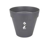 Elho Vaso da fiori rotondo in plastica Loft Urban Grigio antracite Ø 50 cm 48 l
