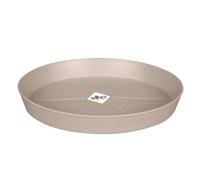 Elho Loft Urban Saucer Round 21 - Sottovaso per Esterno Accessori - Ø 20.4 x H 2.9 cm - Beige/Beige Fungo