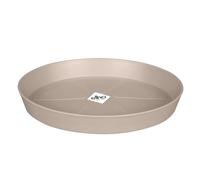 Elho Loft Urban Saucer Round 24 - Sottovaso per Esterno Accessori - Ø 24.4 x H 3.4 cm - Beige/Beige Fungo