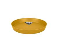 Elho Loft Urban Saucer Round 24 - Sottovaso per Esterno Accessori - Ø 24.4 x H 3.4 cm - Giallo/Honey Yellow