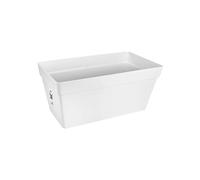 Elho Loft Urban Terrace 70 - Fioriera per Esterno - Ø 69.3 x H 32.5 cm - Bianco/White