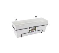 Elho Fioriera per balcone Loft Urban Trough Allin1 50 Ø49×H20.5 cm Bianco
