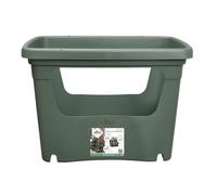 ELHO - Pot de fleurs - Green Basics Stack + Grow Large - Leaf Green - Exterieur - L 35.1 x W 50.9 x H 35.7 cm