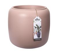 Elho Pure Beads 40 - Fioriera per Interno esterno - Ø 39.2 x H 34.9 cm - Bianco/Pebble Pink