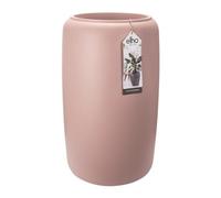 Elho Pure Beads 40 - Fioriera per Interno esterno - Ø 39.2 x H 65.7 cm - Bianco/Pebble Pink