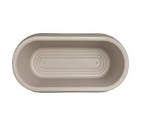 Elho Pure Cone Long Wheels 75 Vasi per Piante - Balanced Beige | L 39.1 x P 74 x A 35.8 cm | Adatto per uso interno ed esterno