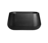 Elho Pure Cone Long Wheels 75 Vasi per Piante - Black | L 39.1 x P 74 x A 35.8 cm | Adatto per uso interno ed esterno