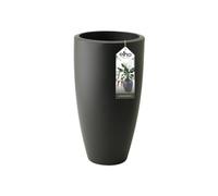 Elho Pure Soft Round High 30 - Vaso per Interno esterno - Ø 29.5 x H 52.5 cm - Nero/Anthracite