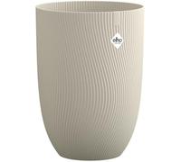Elho Sereh High 40 - Vasi per Piante - Interno e Esterno - 100% Plastica Riciclata - Ø 39 x H 53.4 cm - Beige/Mushroom Beige