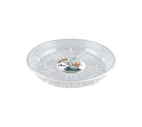 Elho Uni-Saucer Round 21 - Sottovaso per Interno Esterno - Ø 20.8 x H 3.0 cm - Trasparente/Trasparente