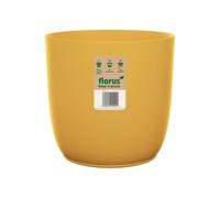 Elho Vaso Florus Flow Flowerpot 14 mustard L 14,0 B 14,0 H 12,9 LT. 1,6