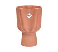 Elho Vibes Fold Coupe 14 - Vaso per Piante da Interno - 100% Plastica Riciclata - Ø 13.9 x H 21.0 cm - Rosa/Delicate Pink