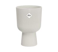 Elho vibes fold coupe 14cm vaso da fiori - Silky White