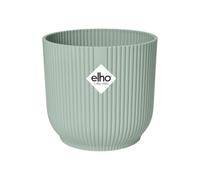 Elho Vibes Fold Round 14cm Vasi per Piante - Sorbet Green | ∅ 14.1 x A 12.9 cm | Adatto per uso interno | Plastica riciclata al 100%