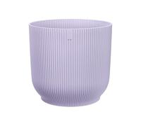 Elho vibes fold round 25cm vaso da fiori - Soft Lilac | Ø 25 x Alt. 23 cm | Adatto per uso interno | Plastica riciclata al 100%