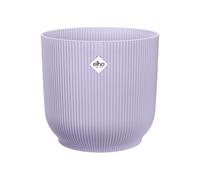 Elho vibes fold round 30cm vaso da fiori - Soft Lilac | Ø 29.5 x Alt. 27.2 cm | Adatto per interni | Plastica riciclata al 100%
