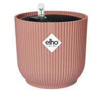 Elho Vibes Fold Round con Sistema D'Irrigazione - Vaso per Piante da Interno - 100% plastica riciclata - Ø 22 cm - Rosa/Delicate Pink