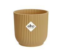 Elho Vibes Fold Round Mini 11 - Vaso per Piante da Interno - Ø 11.1 x H 10.5 cm - Giallo/Butter Yellow