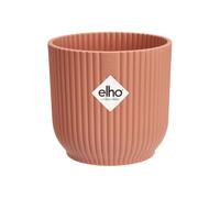 Elho Vibes Fold Round Mini 7 - Vaso per Piante da Interno - Ø 7 x H 6.5 cm - Rosa/Delicate Pink