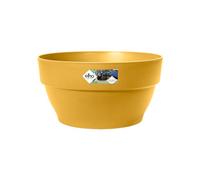 Elho Vibia Campana Bowl 27 - Vaso per Esterno - Ø 27.0 x H 14.0 cm - Giallo/Honey Yellow