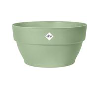 Elho Vibia Campana Bowl 34 - Vaso per Esterno - Ø 33.9 x H 17.4 cm - Verde/Pistache Green