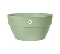 Elho Vibia Campana Bowl 34 - Vaso per Esterno - Ø 33.9 x H 17.4 cm - Verde/Pistache Green