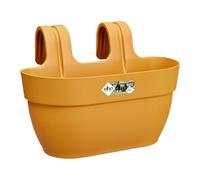 Elho Vibia Campana Easy Hanger M 36 - Fioriera per Balcone esterno - Ø 36.0 x H 26.5 cm - Giallo/Honey Yellow