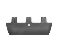 Elho Vibia Campana Easy Hanger XXL 70 - Fioriera per Balcone Esterno - 100% Plastica Riciclata - L69 x B26.8 x H23.7 cm - Nero/Anthracite