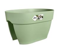 Elho Vibia Campana Flower Bridge 40 - Fioriera per Balcone esterno - Ø 39.0 x H 22.0 cm - Verde/Pistache Green