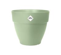 Elho Vibia Campana Round 25 - Vaso per Esterno - Ø 24.5 x H 21.0 cm - Verde/Pistache Green